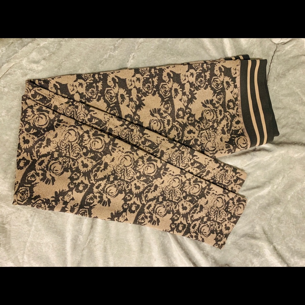 Pink and grey tights